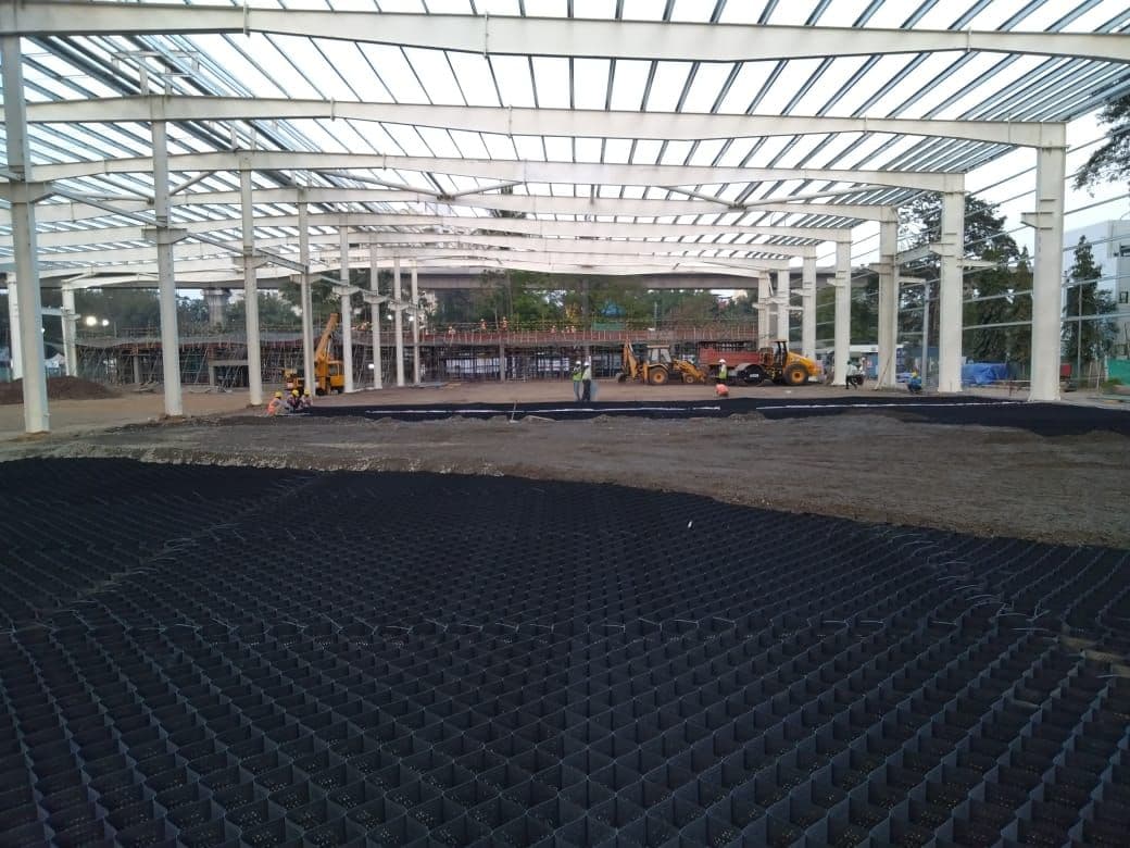 Geosynthetics infrastructure project