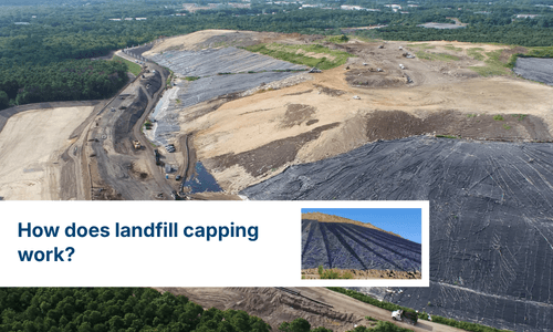 How does landfill capping work?