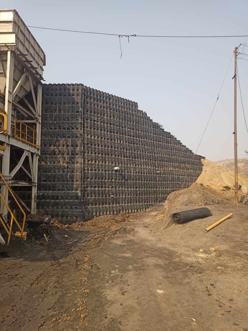 Crusher and plant foundations