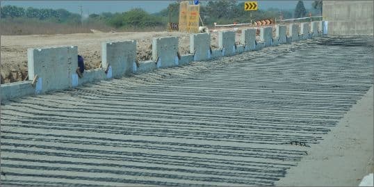 Building of RS Wall along 42 km highway