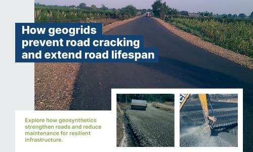 How geogrids prevent roads from cracking?
