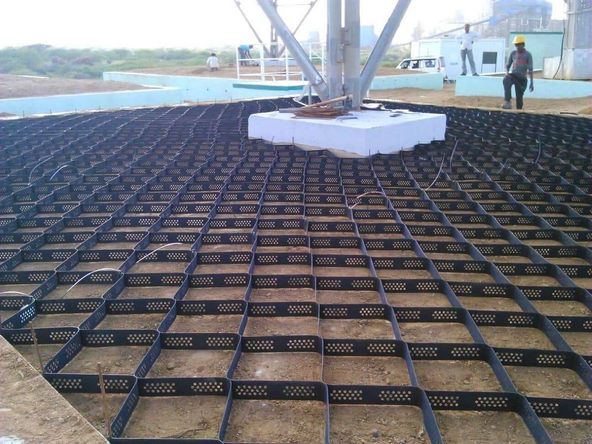 Protection for wind turbine generator footings for Erosion control