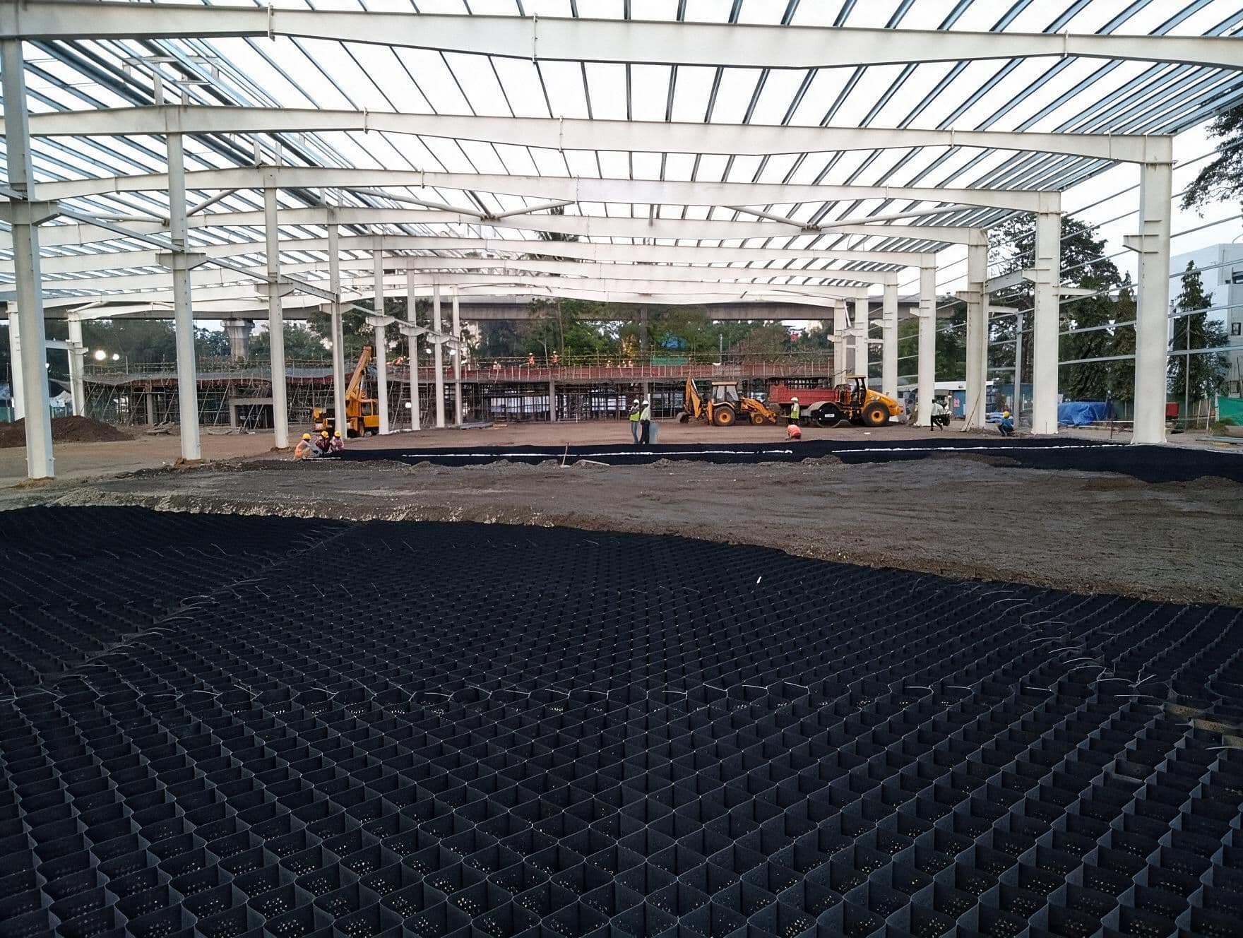 Geosynthetics infrastructure project