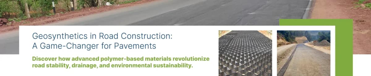 Geosynthetics in roadway construction: functions, benefits & design factors