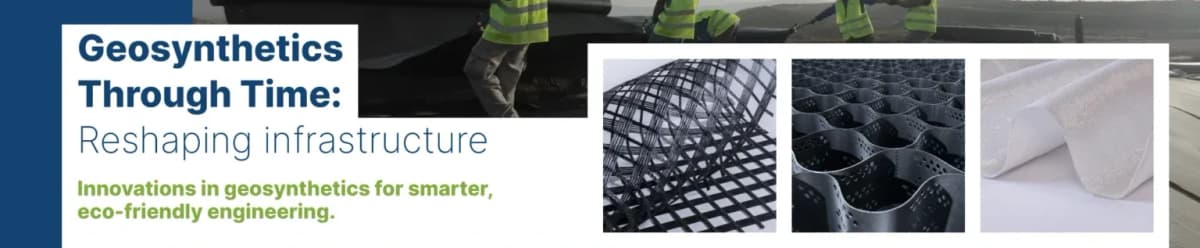 How were geosynthetics invented?