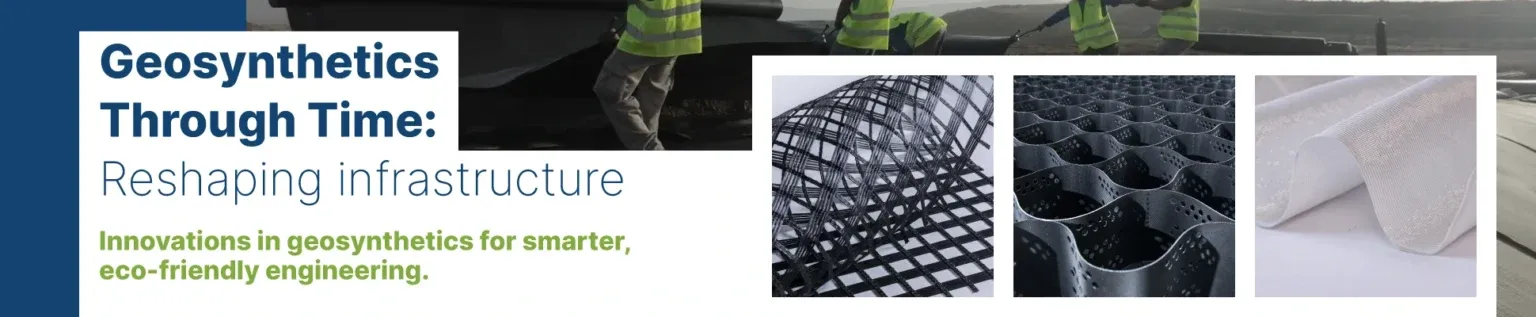 How were geosynthetics invented?
