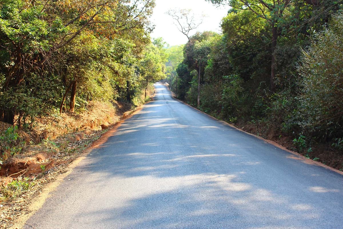 Rehabilitation of heavy traffic road through Karnataka forests