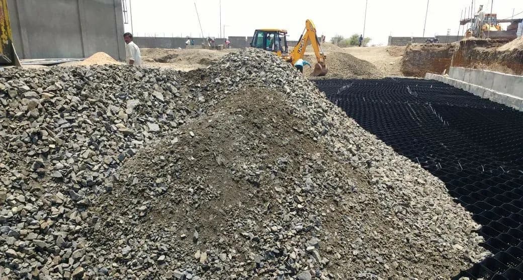 Pavement subgrade stabilisation by StrataWeb® geocells at Amaravati