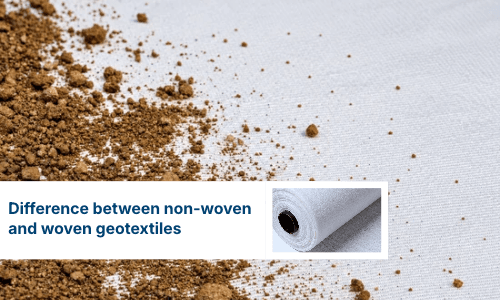 Difference between non-woven and woven geotextiles