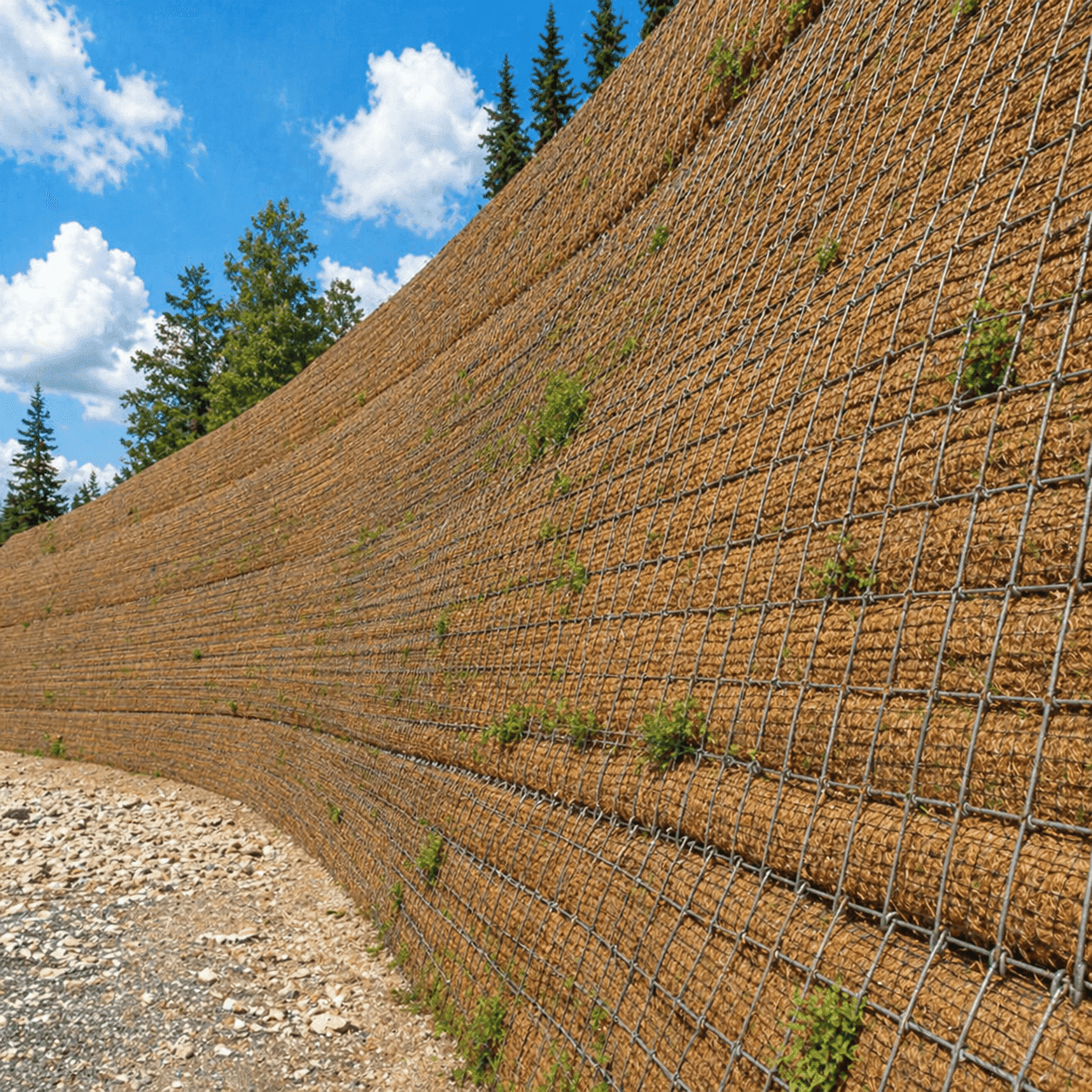 Geosynthetics infrastructure project
