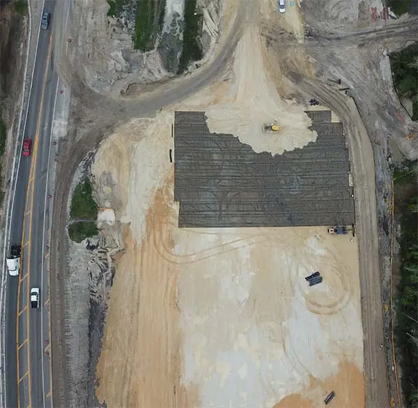 Geosynthetics infrastructure project