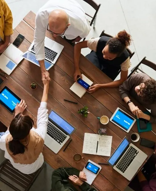 Team working together