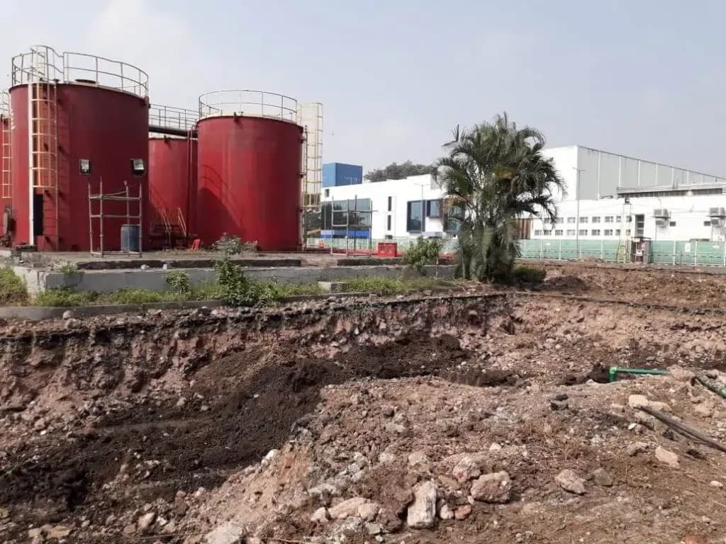 Ground improvement of the industrial floor using StrataWeb® geocells