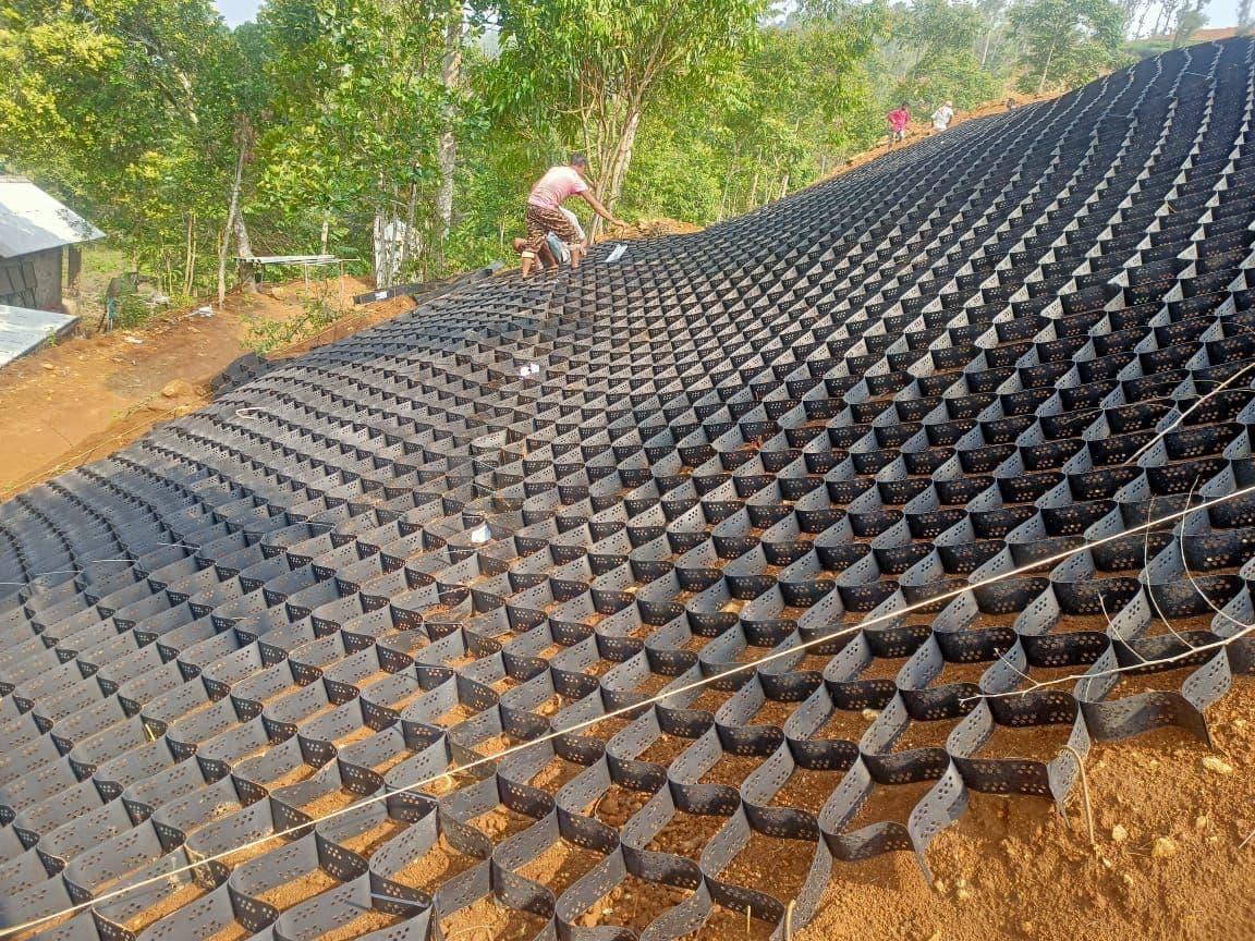 Geosynthetics infrastructure project