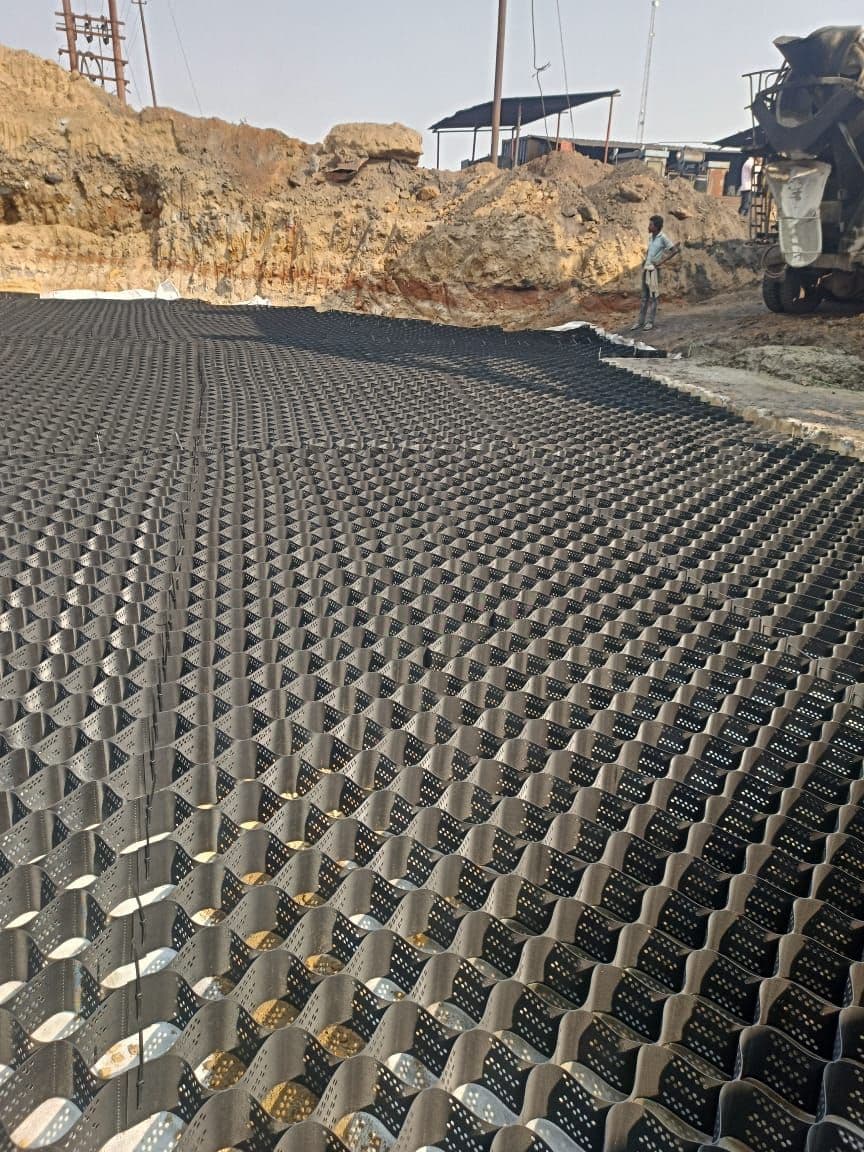 Base reinforcement using StrataWeb geocells