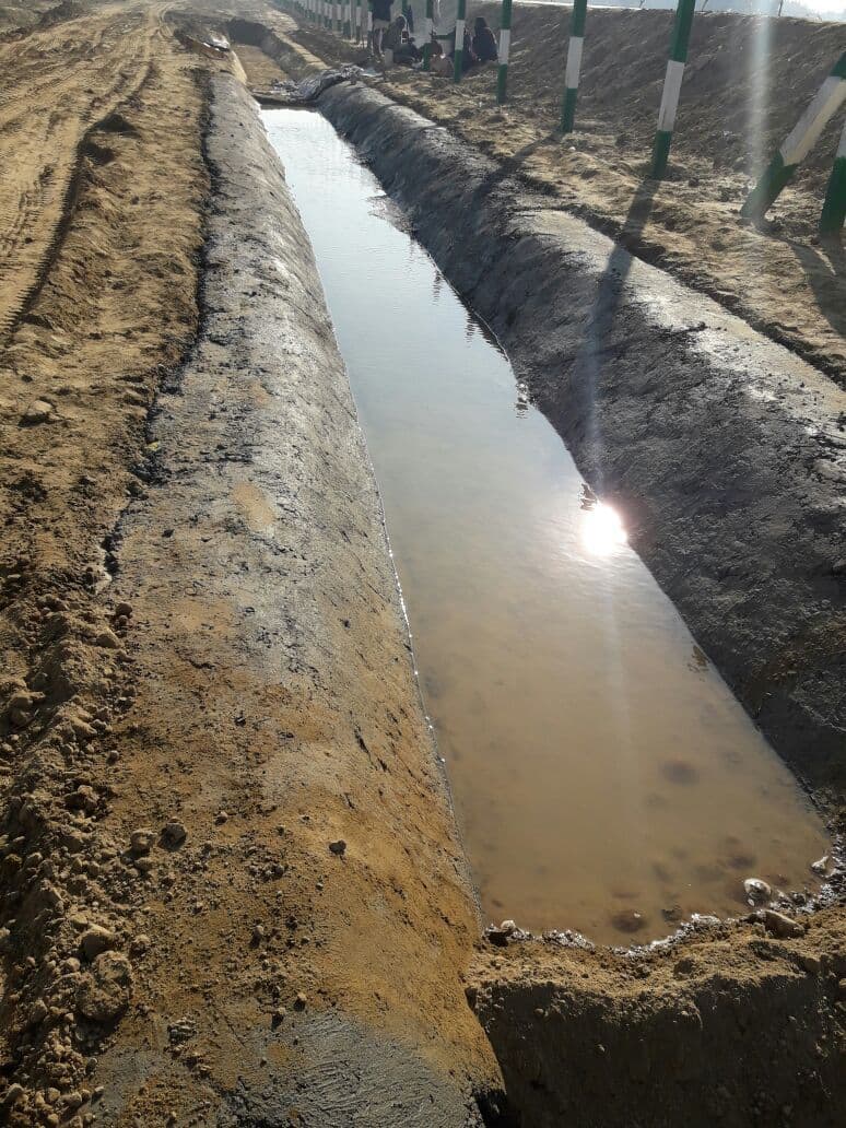 Geosynthetics infrastructure project