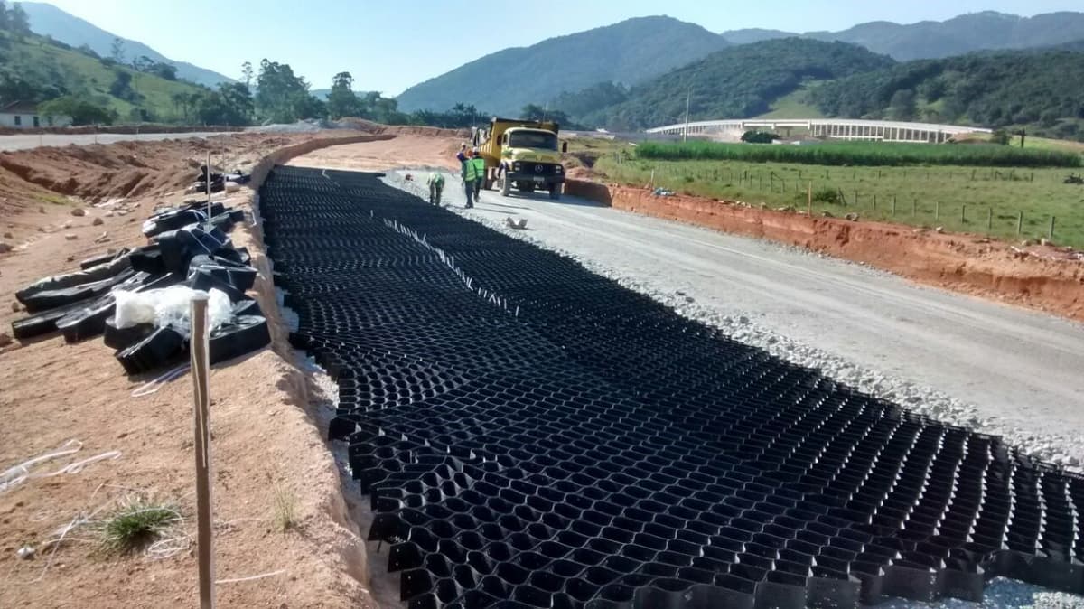 Geosynthetics infrastructure project