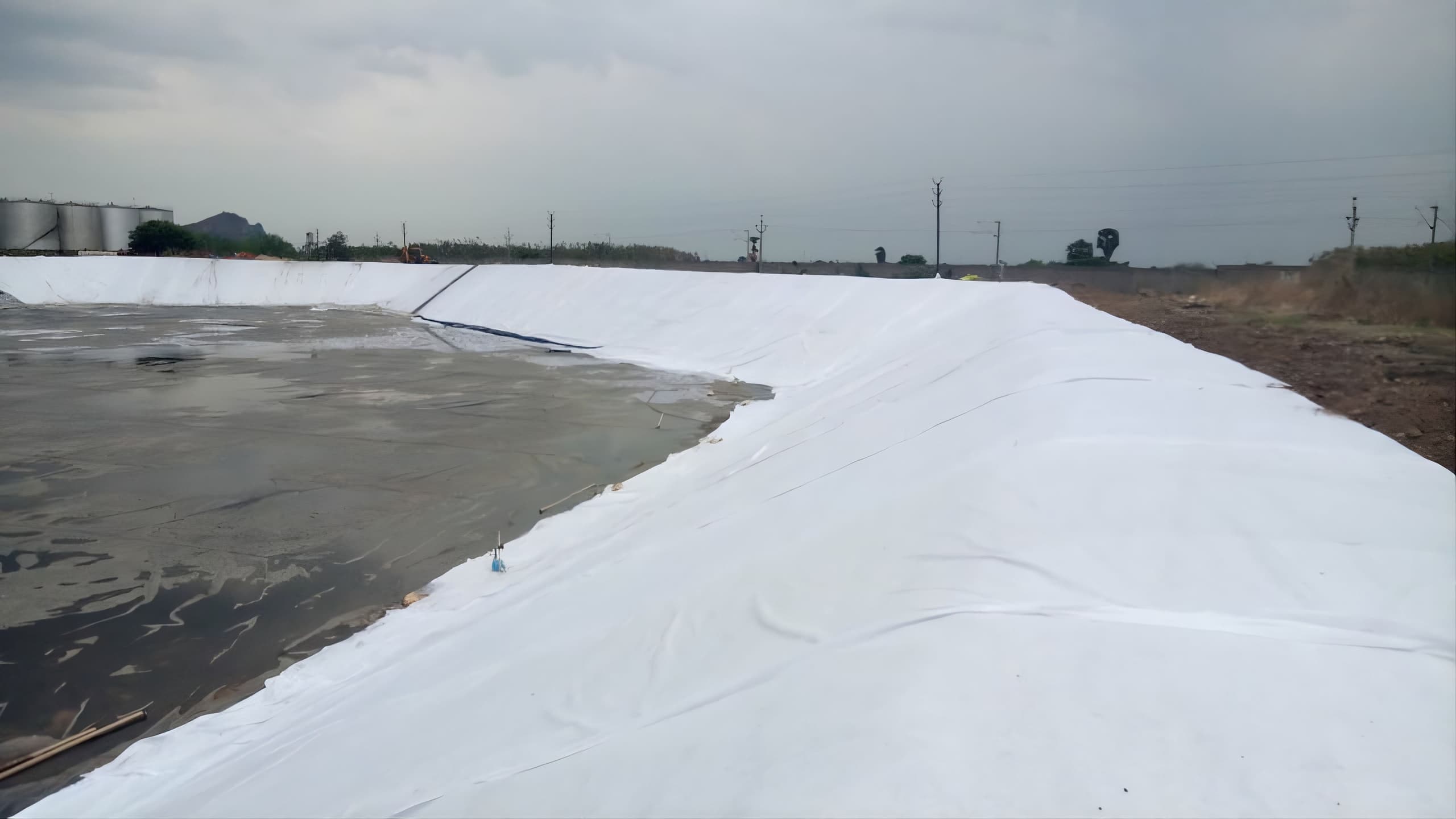 Refinery effluent basins