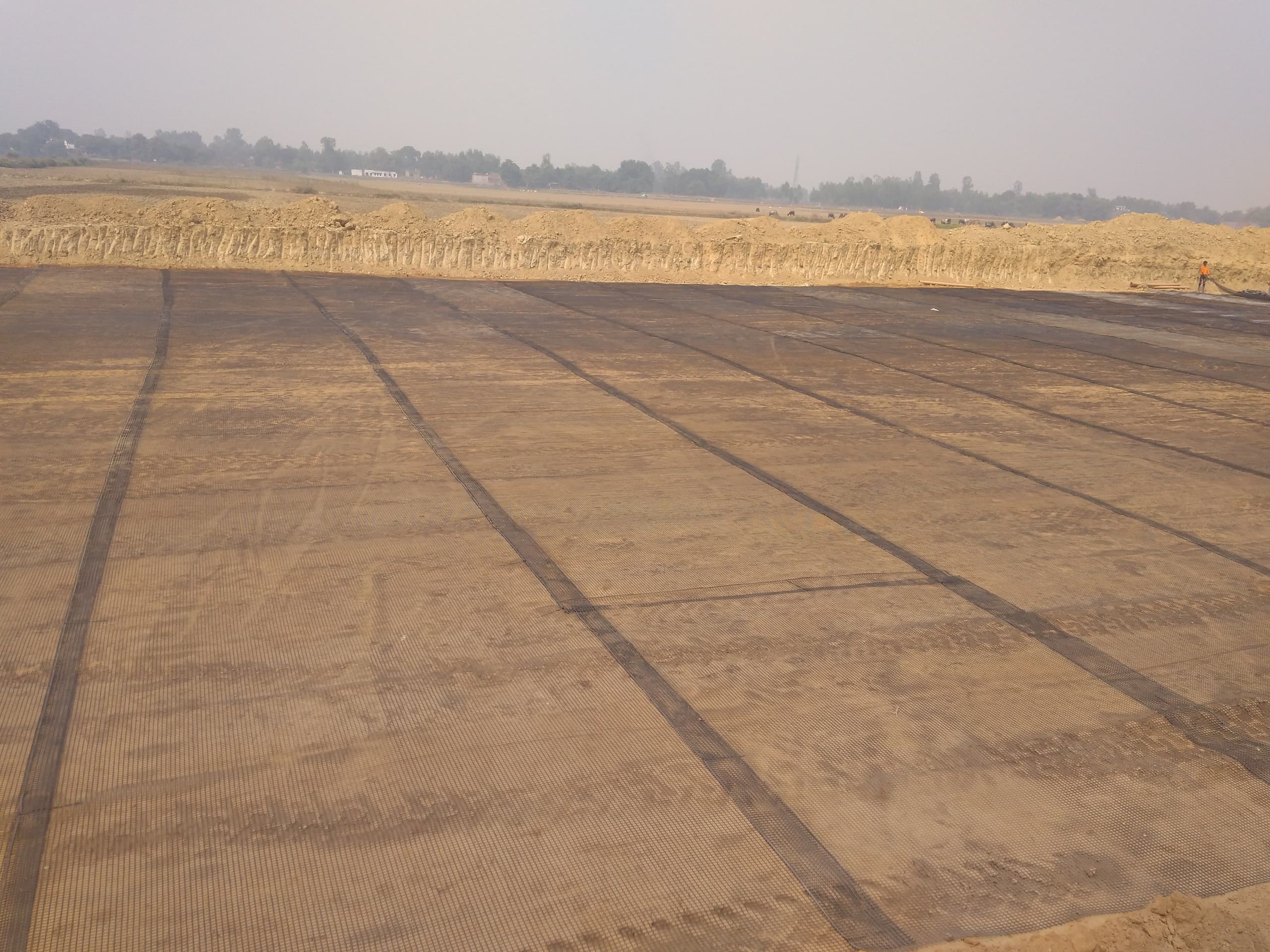 Geosynthetics infrastructure project