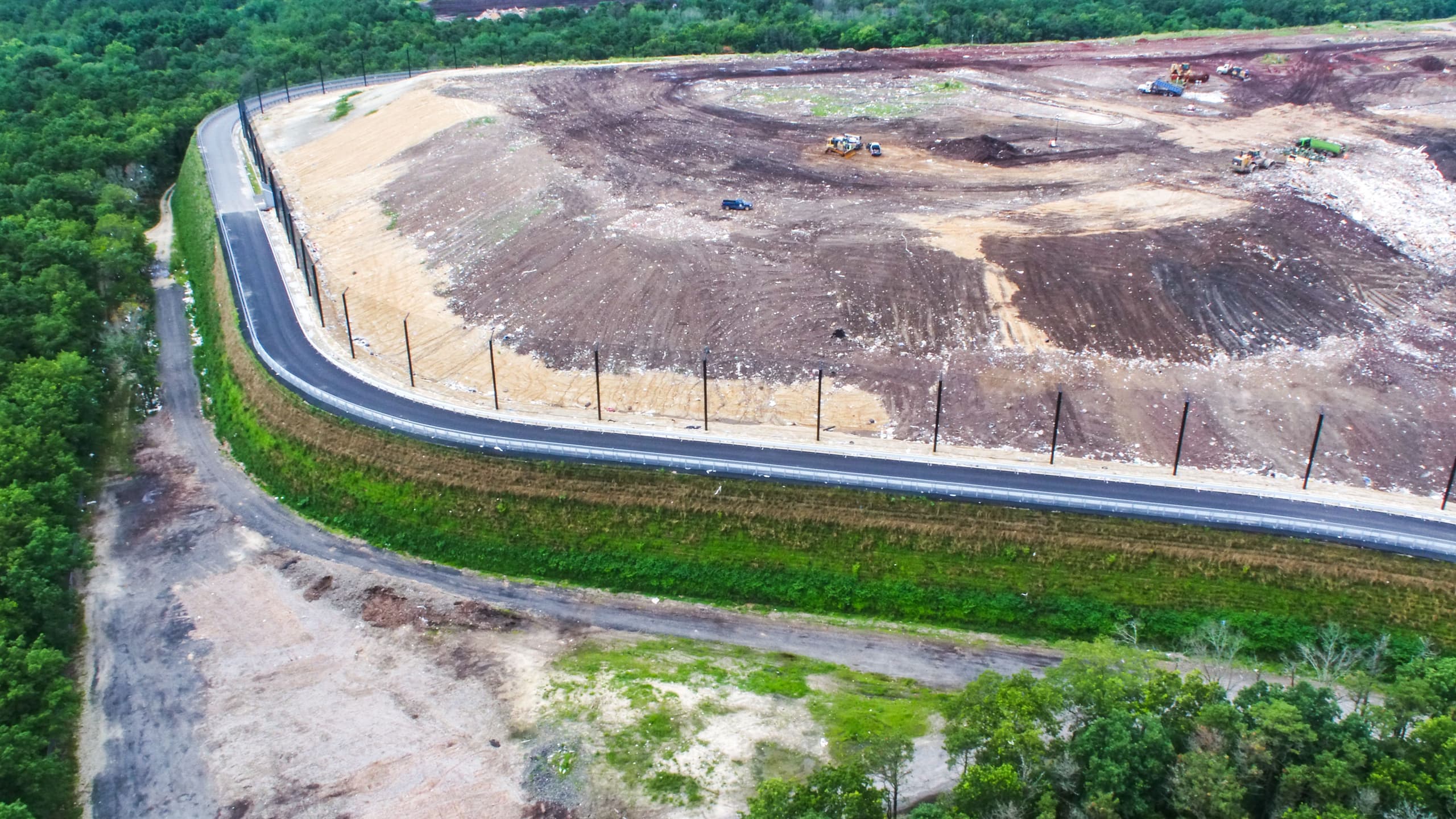 Vertical landfill expansion