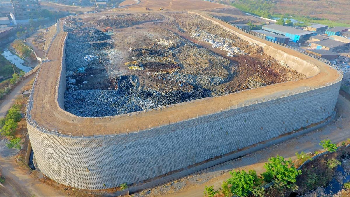 A historic landmark - India's first vertical landfill