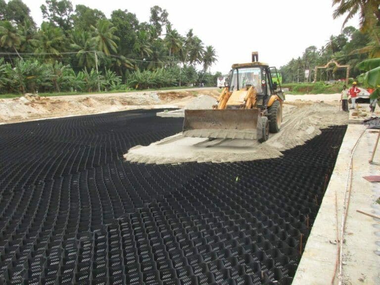 Geosynthetics infrastructure project