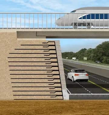Highway embankments using StrataSlope™