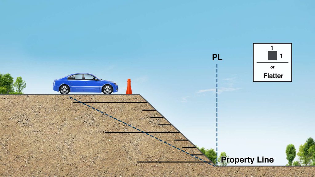 Reinforced Steep Slopes - Geogrid