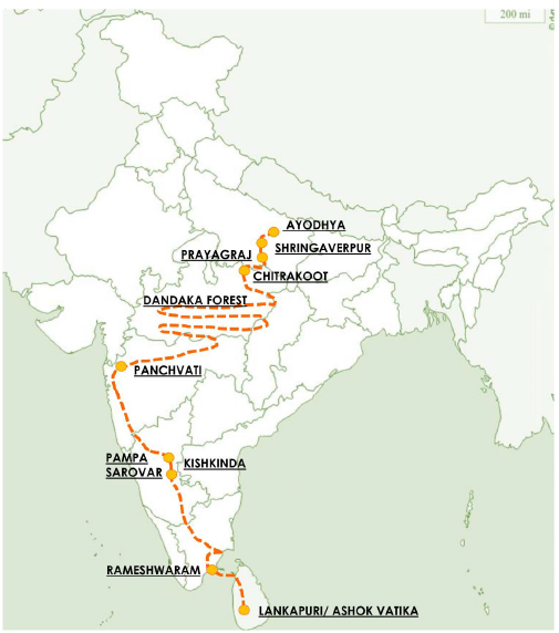 Journey of Lord Ram from Sri Lanka to Ayodhya