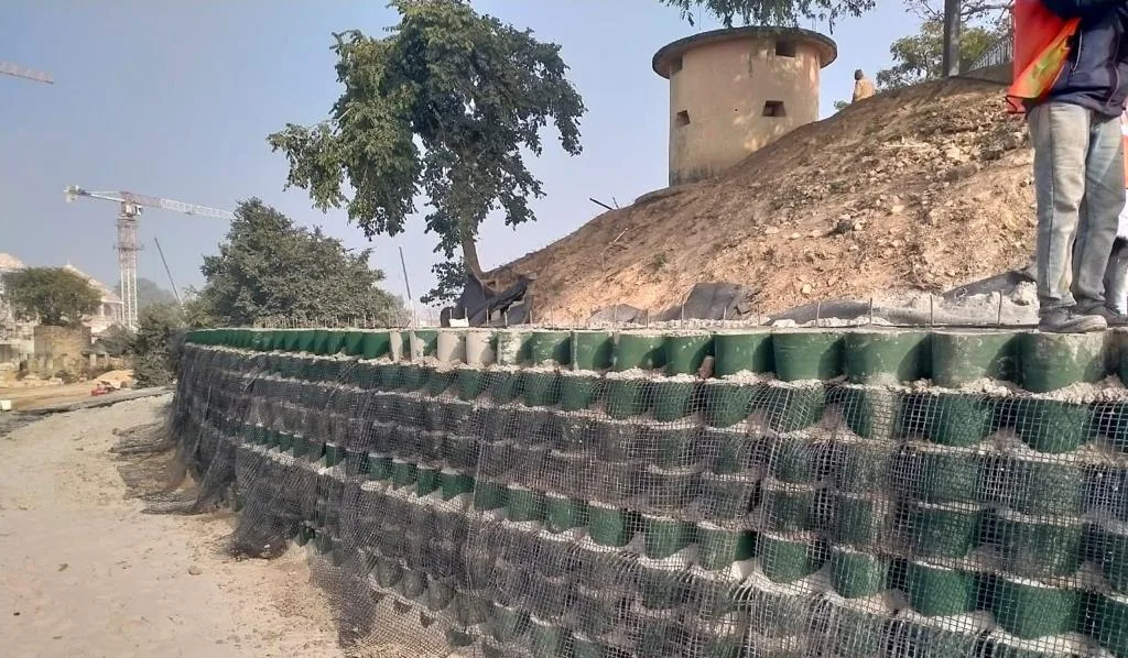 Strata Global eco-friendly solution at Kuber Tila, at Ram Mandhir, Ayodhya