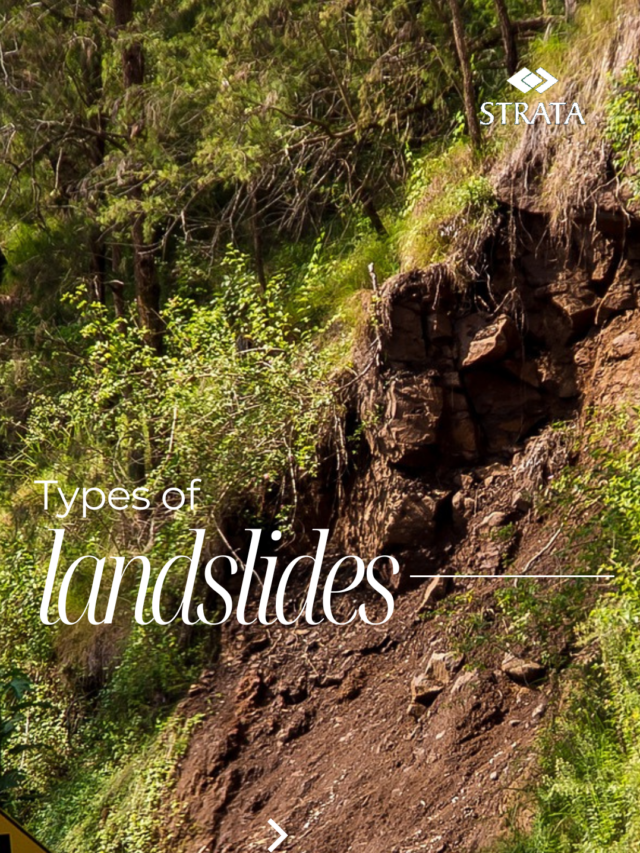 What are the types of landslides?