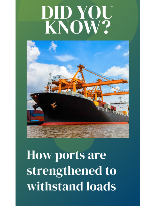 How ports are strengthened to withstand loads?