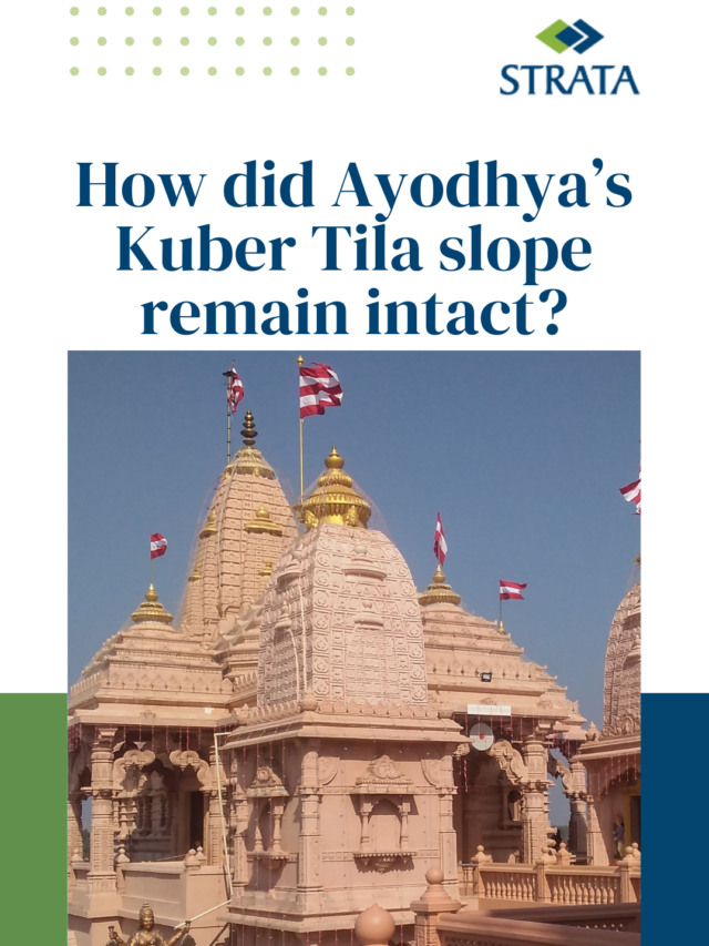 How did Ayodhya’s Kuber Tila slope remain intact