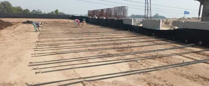 StrataDrain™ geocomposites by Strata Geosystems used for improving load bearing capacity.