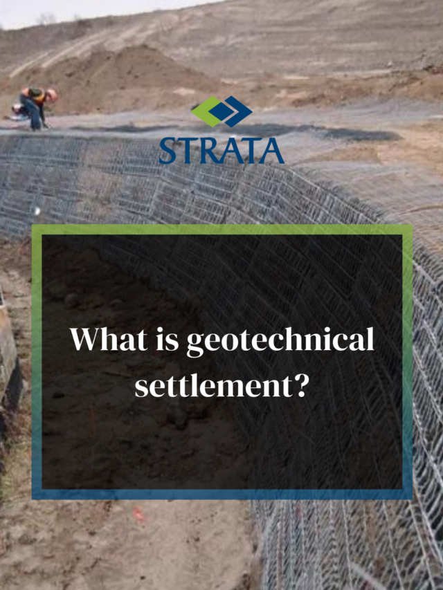 What is geotechnical settlement?