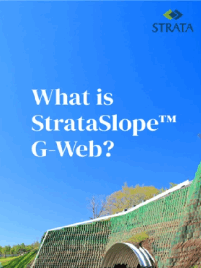 StrataSlope GWeb – Geocell-Based Slope Reinforcement