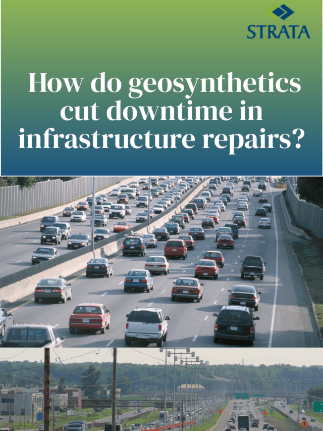 How geosynthetics reduce downtime in infrastructure repair projects