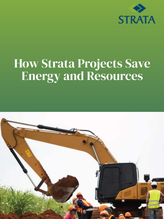 How Strata Projects Save Energy and Resources